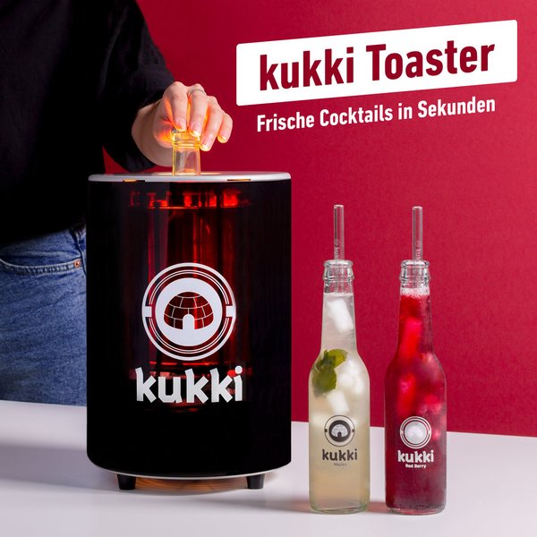 Kukki Cocktail-Toaster-Mietartikel incl. 36 Cocktails